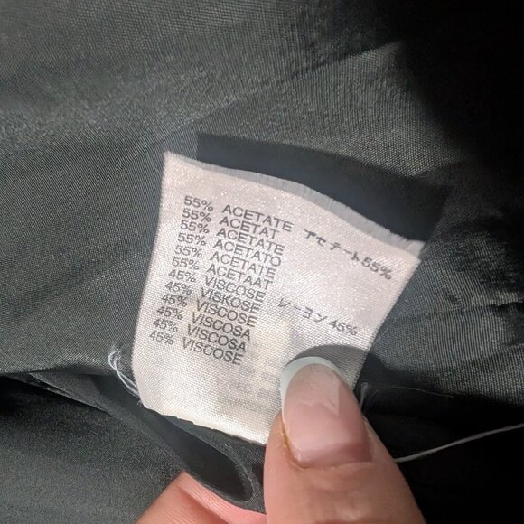 Aquascutum | Women's Single-Button Long Blazer In Black - Picture 12 of 12